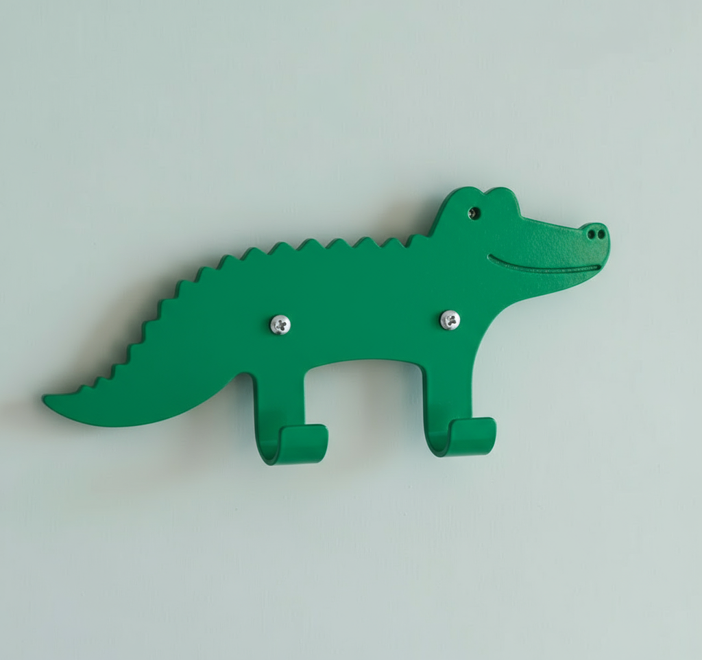 Emerald Green Crocodile Key Holder