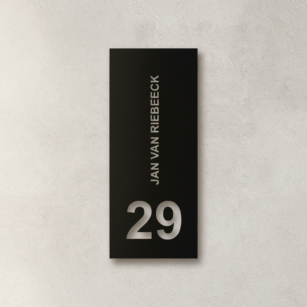 House Number HN7 Black